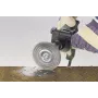 Wolfcraft 2103000 oceľová drôtená kruhová kefa 100 mm M14 zvlnená
