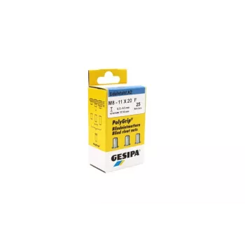 GESIPA PolyGrip® nitovacia matica M8 nerez A2, 11x20mm, 25 ks 1464837
