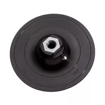 wolfcraft 125 mm brúsny pad na suchý zips s adaptérom na skľučovadlo a brúsnym listom K80 (2285000)