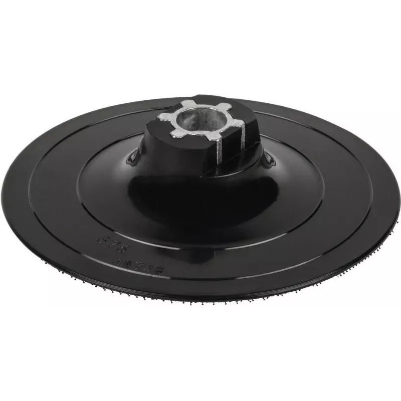 wolfcraft 125 mm brúsny pad na suchý zips s adaptérom na skľučovadlo a brúsnym listom K80 (2285000)