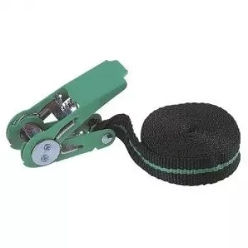 Wolfcraft 3418000 Jednodielny uťahovací popruh s račňou, 4 m x 25 mm, LC 90 daN