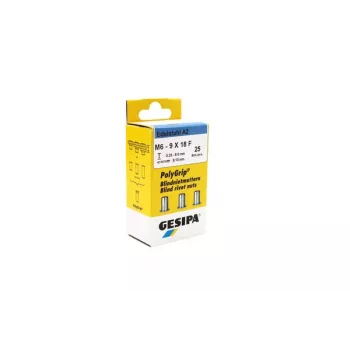 GESIPA PolyGrip® nitovacia matica M6 nerez A2, 9x18mm, 25 ks 1464838