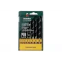Metabo 627202000 sada vrtákov do dreva, 8-dielna, 3-10 mm, HSS, hrot so strediacim hrotom, plastová kazeta