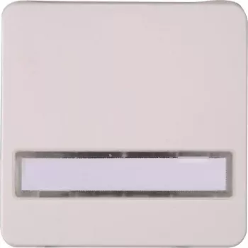 Kopp HK02 kryt kolískového vypínača so šošovkou, symbol kľúča, arktická biela 330513005