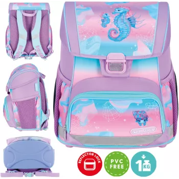 Herlitz školské vrecko Loop 6-9 rokov Seahorse Ocean Lights