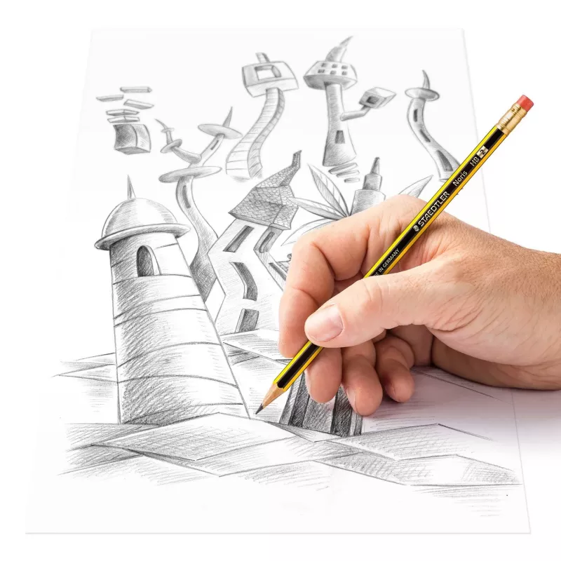 Staedtler Noris HB 122-2 BK10 sada grafitových ceruziek, HB, 10 ks