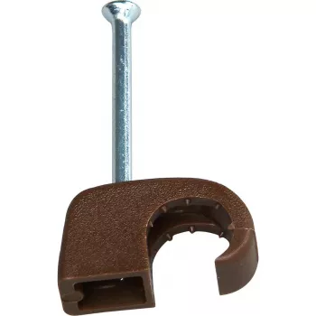 HEINRICH KOPP káblové spony s klincom, priemer zväzku 7-11 mm, hnedá, 50 ks 342706082