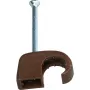 HEINRICH KOPP káblové spony s klincom, priemer zväzku 7-11 mm, hnedá, 50 ks 342706082