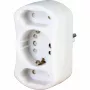 HEINRICH KOPP DUOversal Schuko na Euro konektor samec adaptér, typ F na typ C, 250 V, 2,5 A, biela 179602001