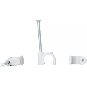 HEINRICH KOPP káblová spona s klincom, priemer zväzku Ø 4-7 mm, sivá, 50 kusov 342604087