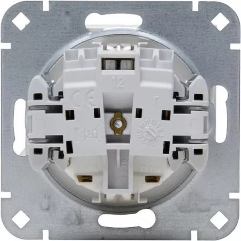 HEINRICH KOPP zásuvka Schuko s vyklápacím krytom, na omietku, IP44, sivá, 1-násobná, 16 A, 250 V, séria Paris 951529001