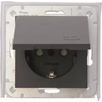 HEINRICH KOPP Schuko zásuvkový modul antracit 954015008