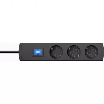 HEINRICH KOPP 233805009 6-násobný predlžovací kábel Schuko do interiéru, 1,4 m, čierny