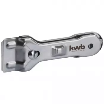 KWB 013810 Plochý škrabák s čepeľou z nehrdzavejúcej ocele a ergonomickou 2-komponentnou rukoväťou