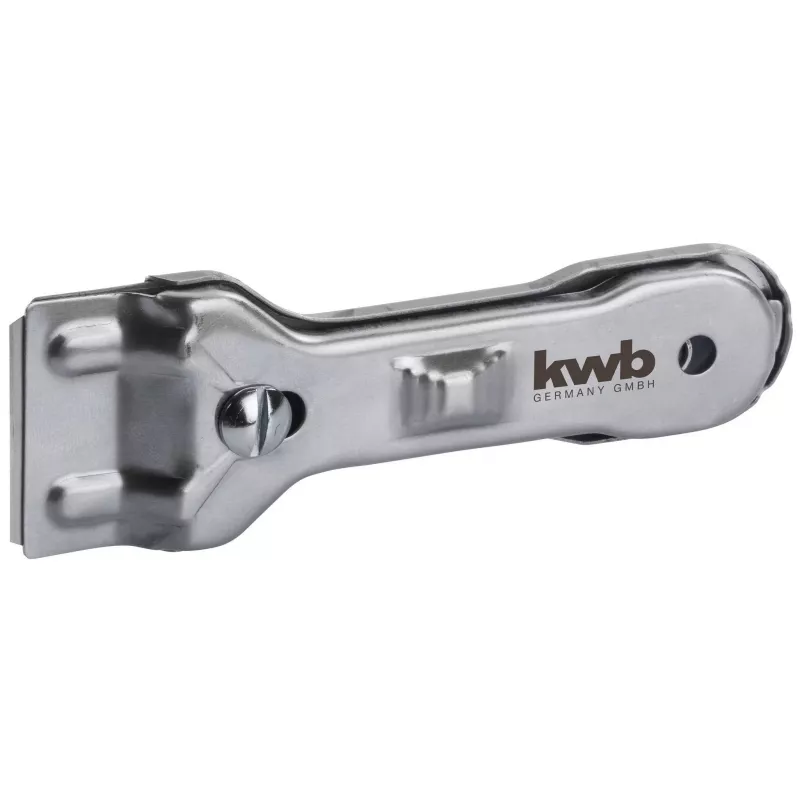 KWB 013810 Plochý škrabák s čepeľou z nehrdzavejúcej ocele a ergonomickou 2-komponentnou rukoväťou