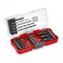 Einhell 1/4 inch (6,3 mm) sada nástrčných kľúčov a bitov, 18-dielna, chróm-vanádiová oceľ, magnetický držiak bitov, plastový kufrík 108709