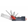 KWB 109155 sada HSS vrtákov do kovu, 9-dielna, 1,5-6,0 mm, DIN 338, brúsené, na kov, plast, drevo