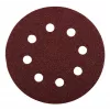 kwb 490704 125 mm brúsne kotúče, zrnitosť 40, 5 kusov, 8-dierový suchý zips, oxid hlinitý