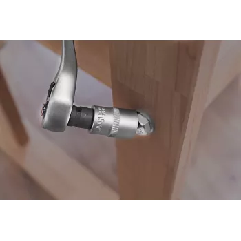 KWB 371600 Adaptér nástrčného kľúča 1/4 palca šesťhranný na 1/2 palca štvorhranný náhon chróm-vanádiový