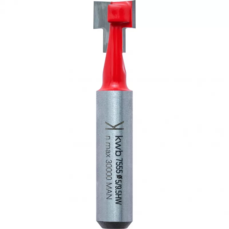 KWB 705020 Fréza s dutou drážkou s wolframkarbidovými nožmi, stopka 8 mm, priemer 20 mm, rádius 6 mm