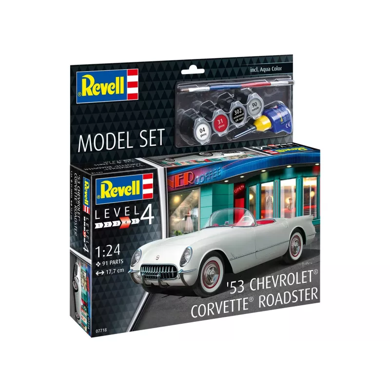 Revell 67718 1953 Corvette Roadster stavebnica modelu auta 1:24