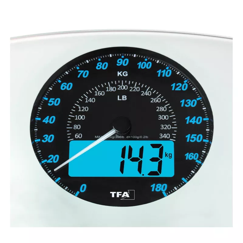 TFA Dostmann 50.1003.02 Elektronická osobná váha, 180 kg, čierna