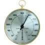 TFA Dostmann 45.2007 analógový okrúhly teplomer hygrometer, biely/strieborný, priemer 10 cm