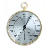 TFA Dostmann 45.2007 analógový okrúhly teplomer hygrometer, biely/strieborný, priemer 10 cm