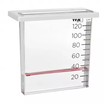TFA Dostmann 47.1014 Zrážkomer 120 mm transparentná/biela