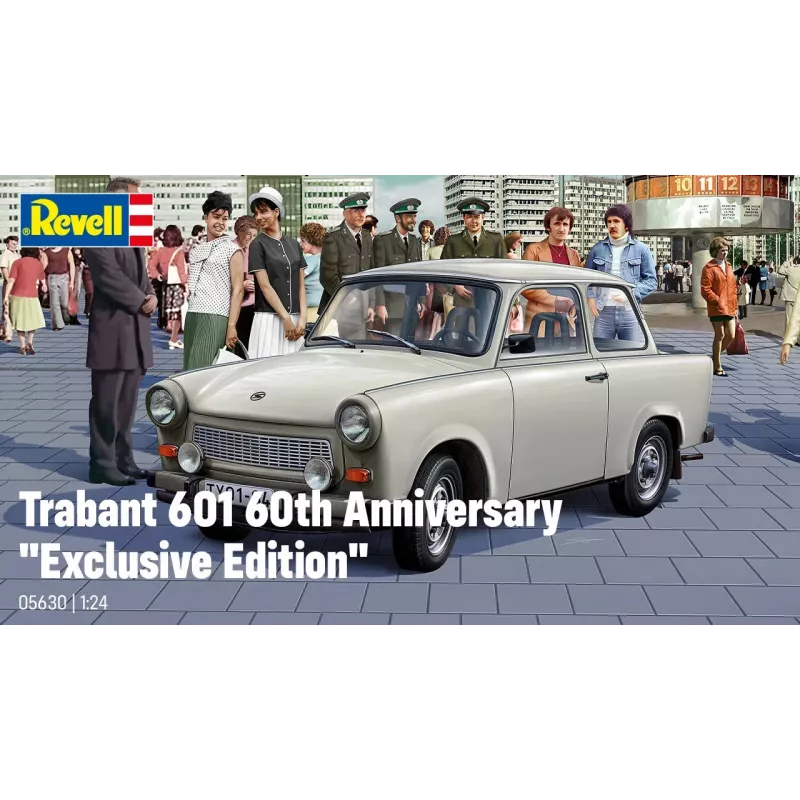 Revell 60. výročie Trabant 601 Exclusive Edition 1:24 plastová stavebnica 05630