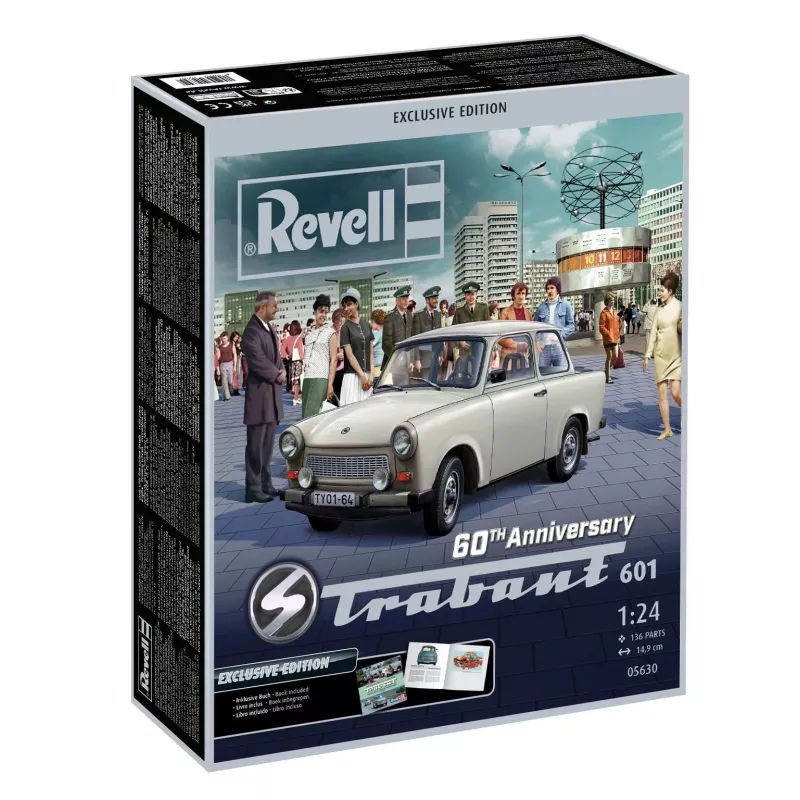 Revell 60. výročie Trabant 601 Exclusive Edition 1:24 plastová stavebnica 05630