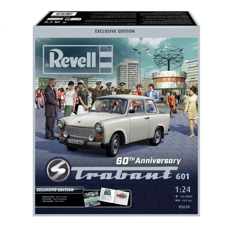 Revell 60. výročie Trabant 601 Exclusive Edition 1:24 plastová stavebnica 05630