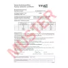 TFA Dostmann 30.1064.02.K Ručný teplomer biela °F/°C -40 až 250°C s integrovaným displejom