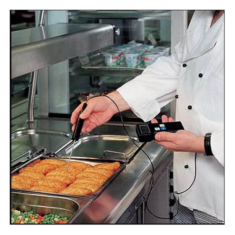 TFA Dostmann 31.1020 Profesionálny digitálny vpichovací teplomer, NTC, -40 až +200 °C, nerezová sonda, IP65