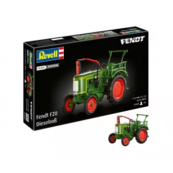 Revell Fendt F20 Dieselroß Traktor Click System stavebnica 1:24 078289090