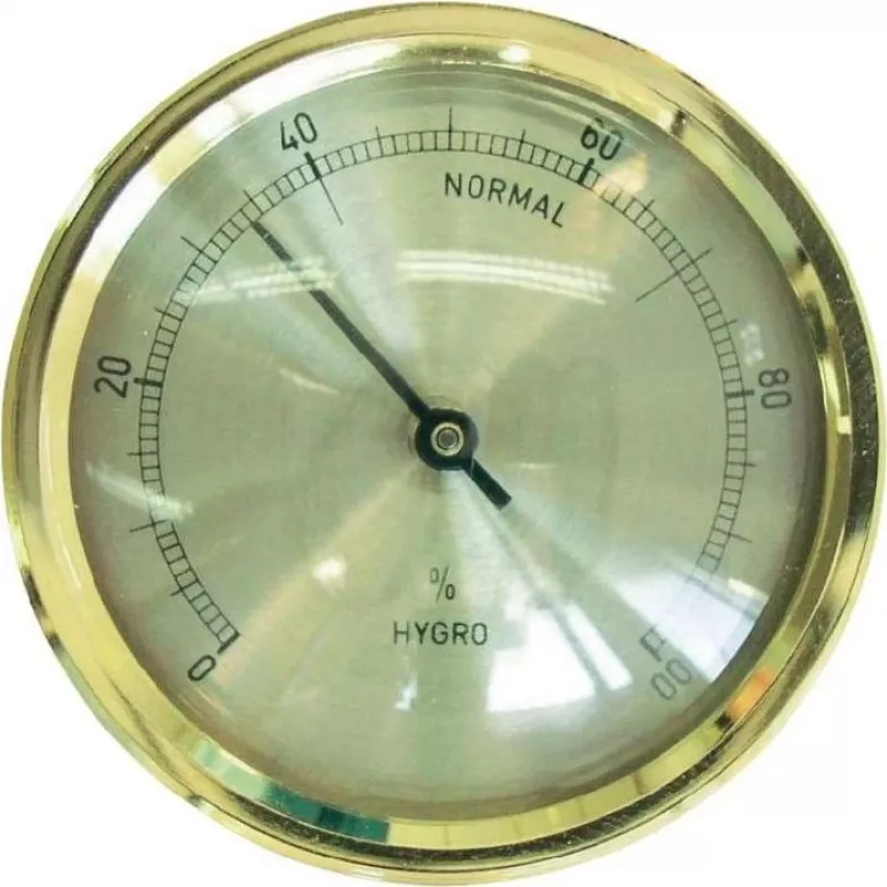 TFA Dostmann 44.1011 Zabudovaný hygrometer, analógový, 0-100% RH, strieborná clona