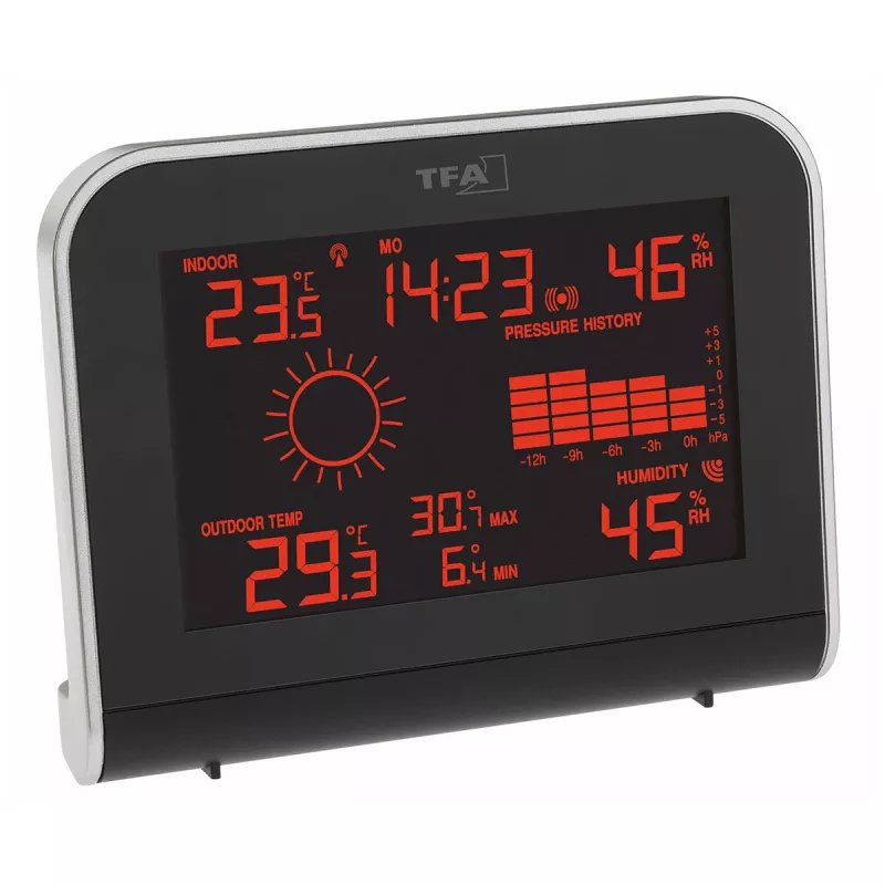 TFA Dostmann SPHERE Rádiová meteorologická stanica, čierna 35.1148.01