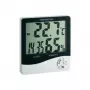 TFA Dostmann WS 5031 Termo-hygrometer s hodinami, čierny/biely 30-5031