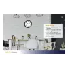 TFA Dostmann 60.3050.01 Kvarzové nástenné hodiny 305 mm čierne