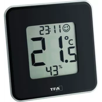TFA Dostmann 30.5021.01 Style Digitálny termo-hygrometer čierny (30.010.425)