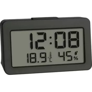 TFA Dostmann 60.2045.10 kremenný budík sivá