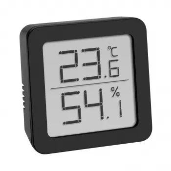 TFA Dostmann digitálny termo-hygrometer čierna 30.5051.01