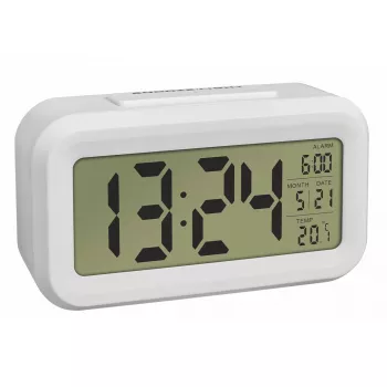 TFA Dostmann 60.2018.02 digitálny budík biely