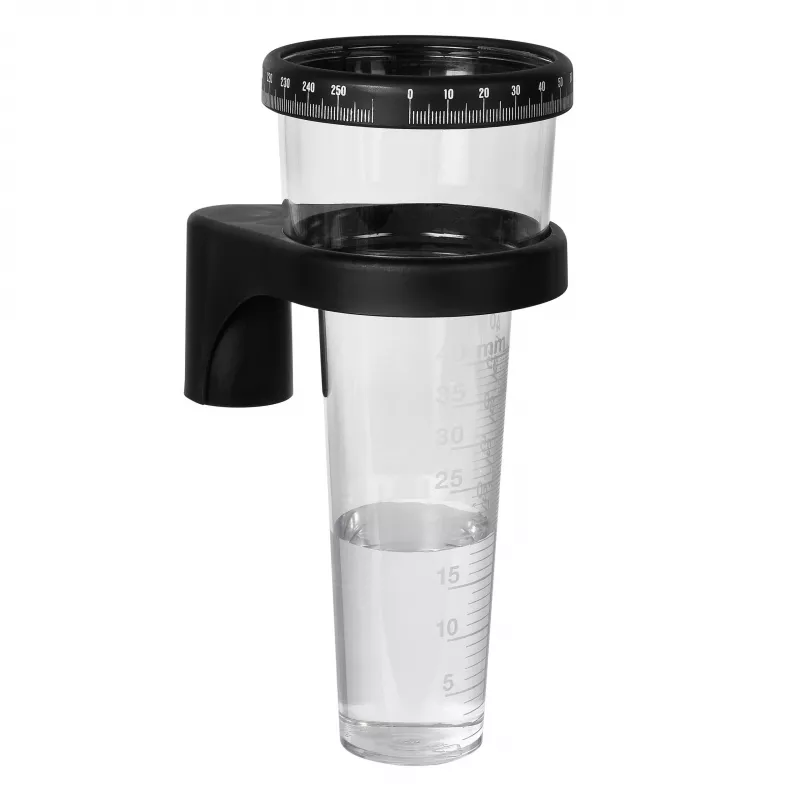 TFA Dostmann 47.1001 zrážkomer, transparentná/čierna, 0-40 mm, manuálny