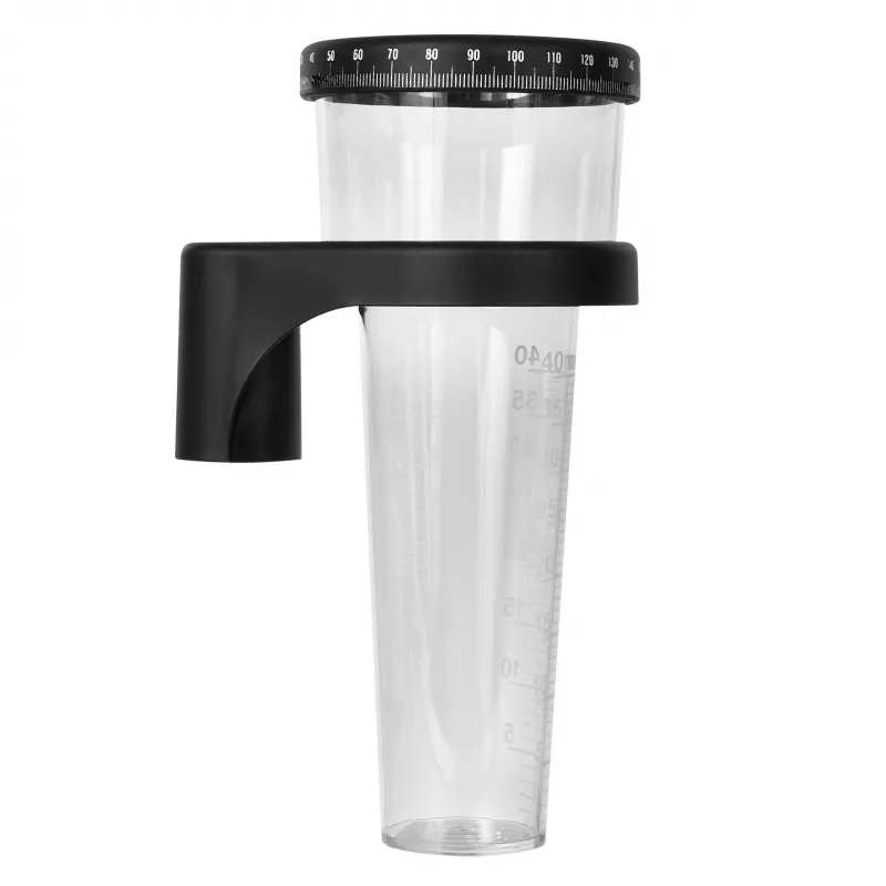 TFA Dostmann 47.1001 zrážkomer, transparentná/čierna, 0-40 mm, manuálny