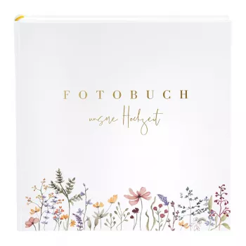 Goldbuch Blütenliebe 30x31 svadobné fotoalbum, 60 bielych strán, kvetinový obal 08 044