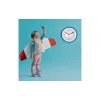 TFA Dostmann 60.3058.06.90 kremenné nástenné hodiny 308 mm modré