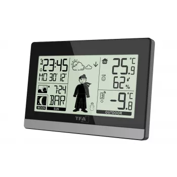 TFA Dostmann Weather Boy bezdrôtová meteorologická stanica, čierna 35.010832
