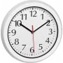 TFA Dostmann 60.3542.02 rádiové nástenné hodiny 30 cm biele, odolné proti striekajúcej vode, do kúpeľne