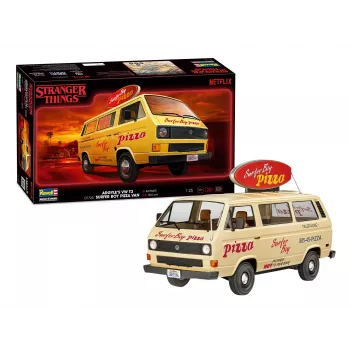Revell Stranger Things VW T3 Bus Surfer Boy 1:24 plastová stavebnica 07725